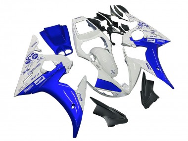 Buy 2005 Yamaha YZF 600 R6 Motorcycle Fairings - White Blue Yamalube UK