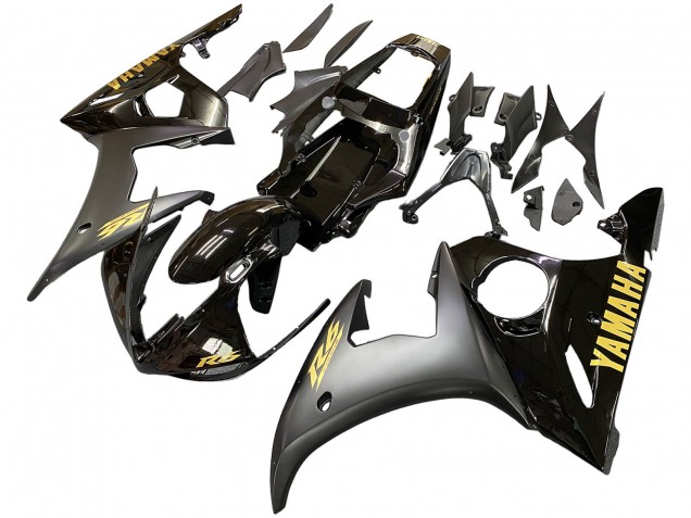 2005 Yamaha YZF 600 R6 Motorcycle Fairing - Black Gold UK