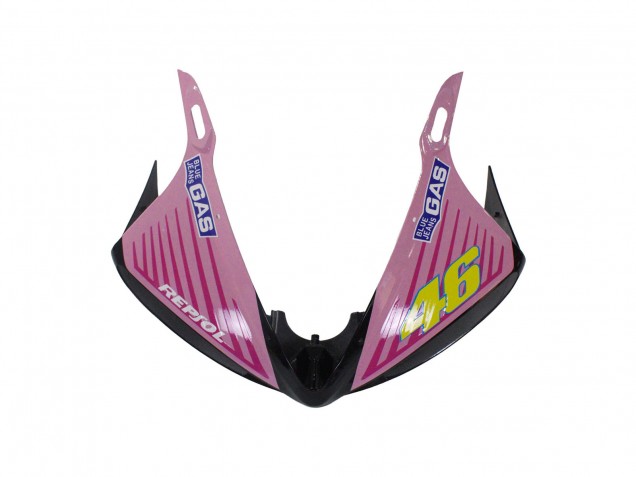 2005 Yamaha YZF 600 R6 Motorcycle Fairings - Black Pink Yellow Repsol 46 UK