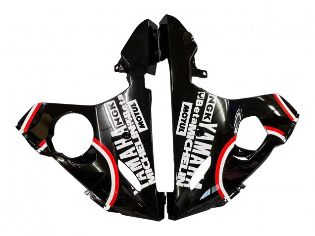 2005 Yamaha YZF 600 R6 Motorcycle Fairings - Glossy Black White Lucky Strike Motul UK