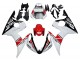 2005 Yamaha YZF 600 R6 Motorcycle Fairings - White Black Red Motul UK