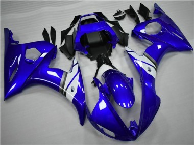 Buy 2005 Yamaha YZF 600 R6 Motorcycle Fairings - Blue White UK