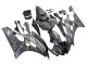 2006-2007 Yamaha YZF 600 R6 Motorcycle Fairings - Matte Black Silver Flame UK