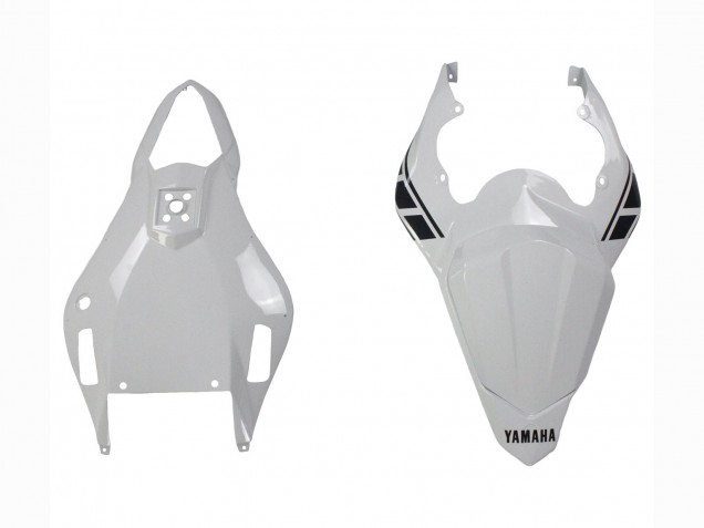 2006-2007 Yamaha YZF 600 R6 Motorcycle Fairings - White Glossy Black Motul Michelin UK