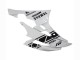 2006-2007 Yamaha YZF 600 R6 Motorcycle Fairings - White Glossy Black Motul Michelin UK