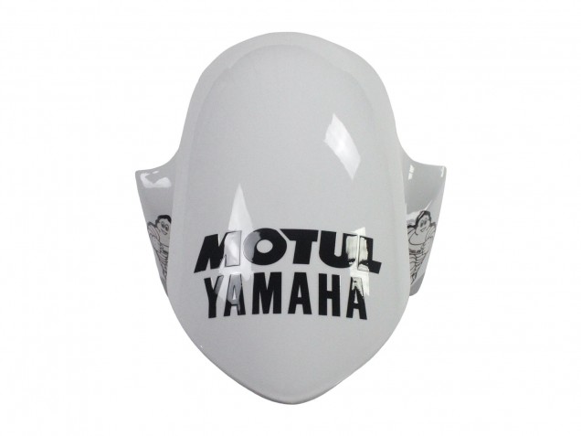 2006-2007 Yamaha YZF 600 R6 Motorcycle Fairings - White Glossy Black Motul Michelin UK