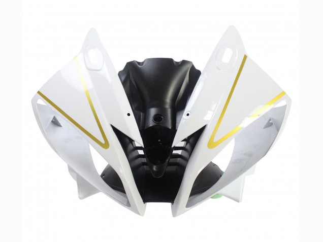 2006-2007 Yamaha YZF 600 R6 Motorcycle Fairings - White Gold Black Fiat UK
