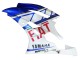 2006-2007 Yamaha YZF 600 R6 Motorcycle Fairings - White Blue Red Fiat Motul Michelin UK