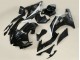 2006-2007 Yamaha YZF 600 R6 Motorcycle Fairings - Glossy Black Matte Black White Motul Michelin UK