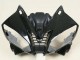 2006-2007 Yamaha YZF 600 R6 Motorcycle Fairings - Glossy Black Matte Black White Motul Michelin UK