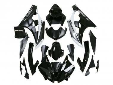 Buy 2006-2007 Yamaha YZF 600 R6 Motorcycle Fairings - Glossy Black Matte Black White Motul Michelin UK