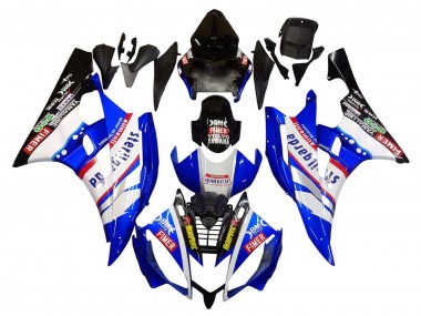 Buy 2006-2007 Yamaha YZF 600 R6 Motorcycle Fairings - White Blue Black Fimer Volvo Yamalube Sterilgarda UK