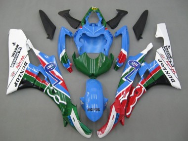 Buy 2006-2007 Yamaha YZF 600 R6 Motorcycle Fairings - Blue Green White Red Dunlop Michelin Motul UK