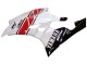 2006-2007 Yamaha YZF 600 R6 Motorcycle Fairings - White Red Black Motul UK