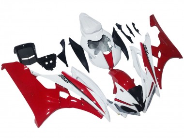Buy 2006-2007 Yamaha YZF 600 R6 Motorcycle Fairings - White Red UK