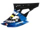 2006-2007 Yamaha YZF 600 R6 Motorcycle Fairings - Blue Neon Green Black Shark UK