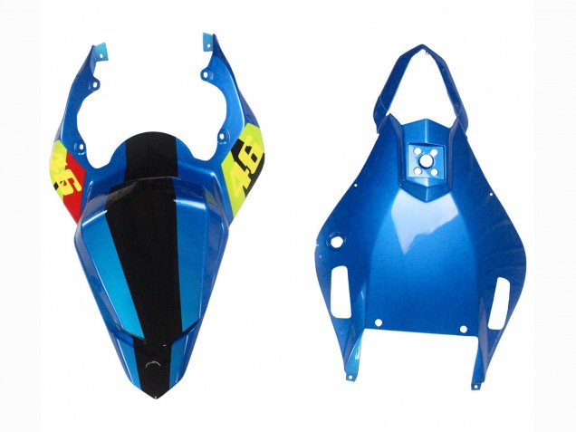 2006-2007 Yamaha YZF 600 R6 Motorcycle Fairings - Blue Neon Green Black Shark UK