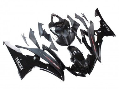 Buy 2008-2016 Yamaha YZF 600 R6 Motorcycle Fairings - Glossy Black Matte Black UK