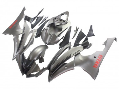 Buy 2008-2016 Yamaha YZF 600 R6 Motorcycle Fairings - Matte Grey Red Decals UK