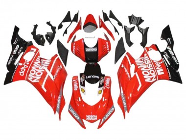 Buy 2017-2025 Yamaha YZF 600 R6 Motorcycle Fairings - Red Black UK