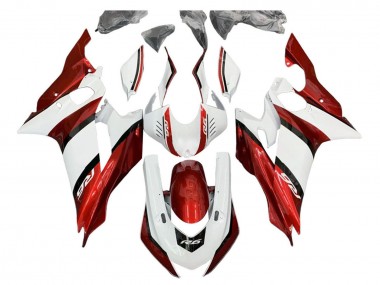 Buy 2017-2025 Yamaha YZF 600 R6 Motorcycle Fairing Kits - White Red Black UK