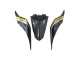 2017-2025 Yamaha YZF 600 R6 Motorcycle Fairings - Gold Black Carbon Fiber UK
