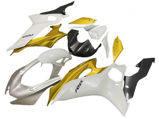 2017-2025 Yamaha YZF 600 R6 Motorcycle Fairings - White Gold UK