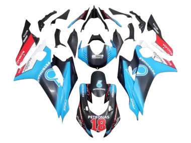Buy 2017-2025 Yamaha YZF 600 R6 Motorcycle Fairings - White Blue Red Black Petronas 18 UK