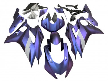 Buy 2017-2025 Yamaha YZF 600 R6 Motorcycle Fairings - Purple Silver UK