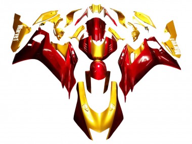 Buy 2017-2025 Yamaha YZF 600 R6 Motorcycle Fairings - Gold Red UK