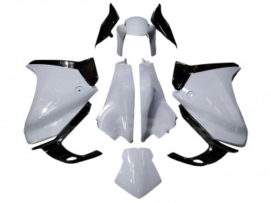 Buy 2010-2014 Honda VFR 1200 Motorcycle Fairings - White Glossy Black UK