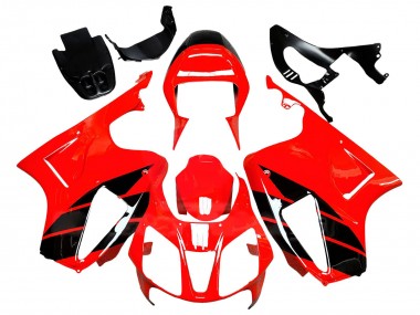 Buy 2000-2006 Honda VTR1000 Motorcycle Fairings - Red Glossy Black Stripe UK