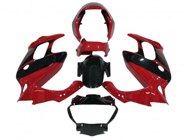 1997-2005 Honda VTR1000F Motorcycle Fairings - Red Glossy Black UK
