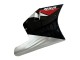 1988-1989 Honda NSR250R Motorcycle Fairings - Silver Red Glossy Black UK