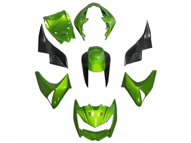 Buy 2003-2006 Kawasaki Z1000 Motorcycle Fairing - Green Glossy Black UK