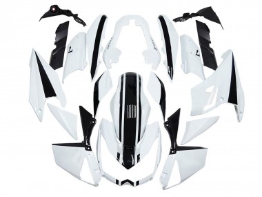 Buy 2010-2013 Kawasaki Z1000 Motorcycle Fairings - White Black UK