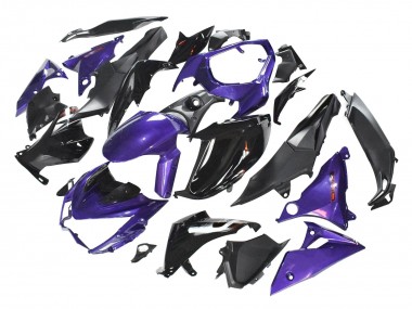 Buy 2014-2019 Kawasaki Z1000 Motorcycle Fairings - Purple Glossy Black Matte Black UK