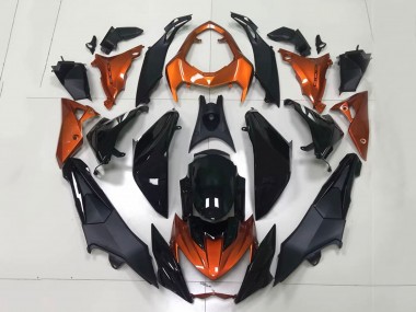 Buy 2014-2019 Kawasaki Z1000 Motorcycle Fairings - Orange Glossy Black Matte Black UK
