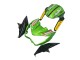 2013-2018 Kawasaki Z800 Motorcycle Fairings - Green Glossy Black Red Yellow UK