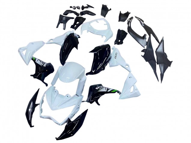 2013-2018 Kawasaki Z800 Motorcycle Fairings - White Glossy Black Green UK