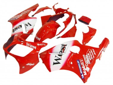 Buy 2000-2001 Kawasaki ZX12R Motorcycle Fairings - Red White Black West UK