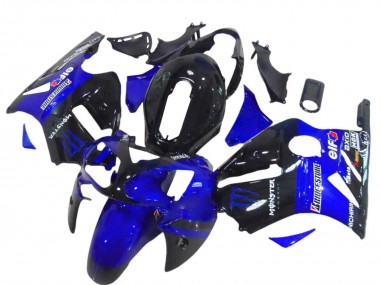 Buy 2000-2001 Kawasaki ZX12R Motorcycle Fairings - Glossy Black Blue Monster UK