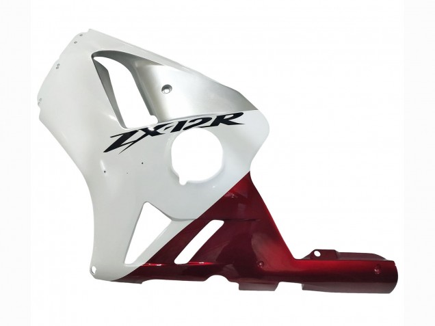 2002-2006 Kawasaki ZX12R Motorcycle Fairings - White Red Black UK