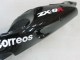 2000-2001 Kawasaki ZX9R Motorcycle Fairings - Glossy Black White West UK