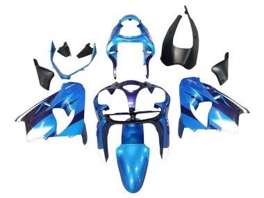 Buy 2000-2001 Kawasaki ZX9R Motorcycle Fairings - Blue Black UK