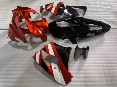 Buy 2002-2003 Kawasaki ZX9R Motorcycle Fairings - Red White Glossy Black UK