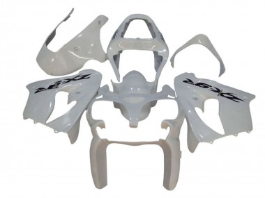 Buy 2002-2003 Kawasaki ZX9R Motorcycle Fairings - White Black Decal UK