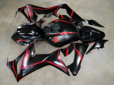 Buy 2019-2020 Honda CBR650R Motorcycle Fairings - Glossy Black Red Stripe UK