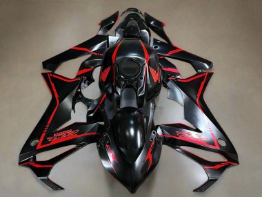 Buy 2019-2020 Honda CBR650R Motorcycle Fairings - Glossy Black Red Stripe UK