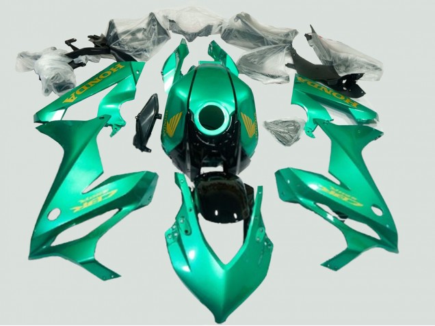 2021-2023 Honda CBR650R Motorcycle Fairings - Green Gold UK